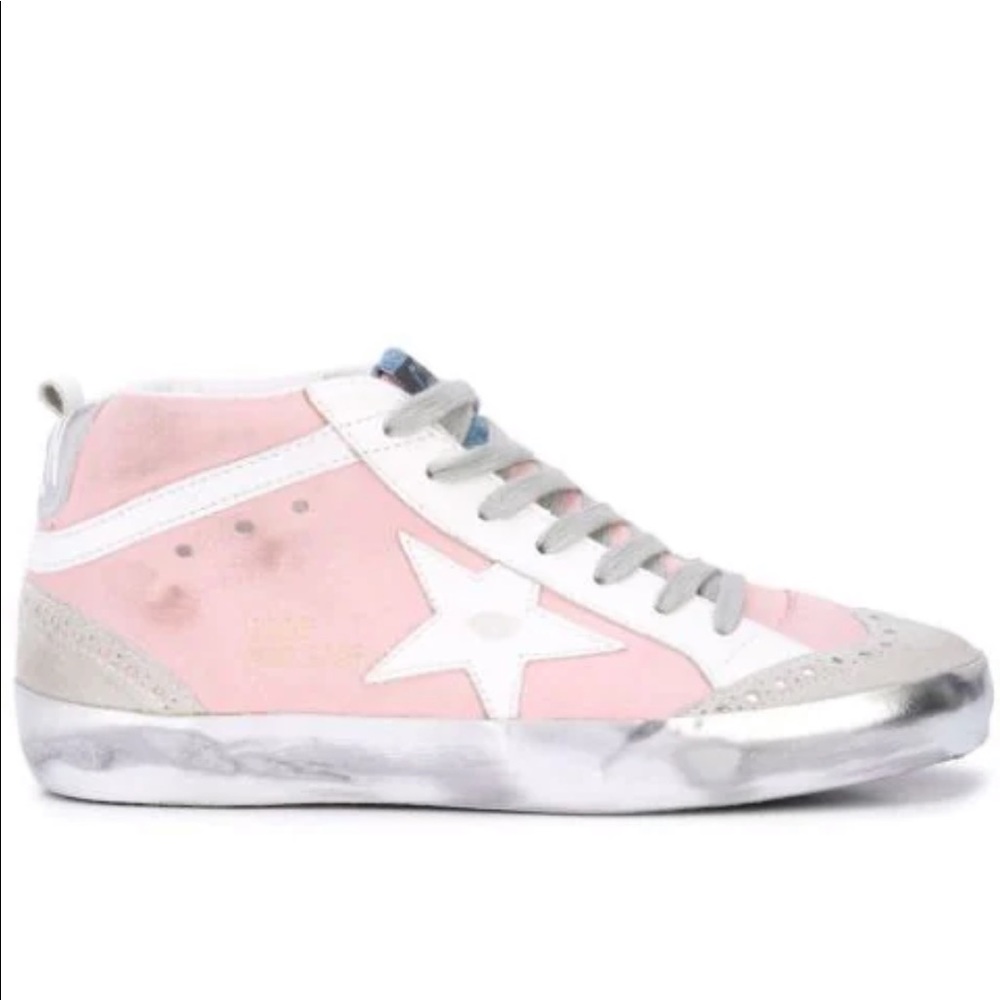 ISO Golden Goose pink mid star!!!